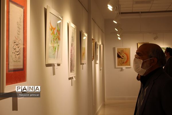افتتاحیه نمایشگاه آثار خوشنویسی در بیرجند