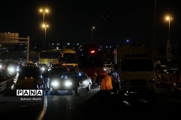 اجرای طرح محدودیت تردد جاده ای در تهران