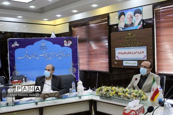 کار گروه آموزش فضای مجازی ( شاد ) استان بوشهر