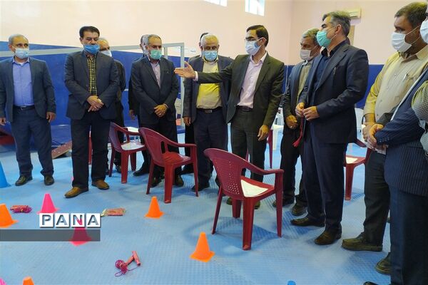 افتتاح سالن ورزشی دبستان شهید اسماعیل یوسفی شهرستان امیدیه
