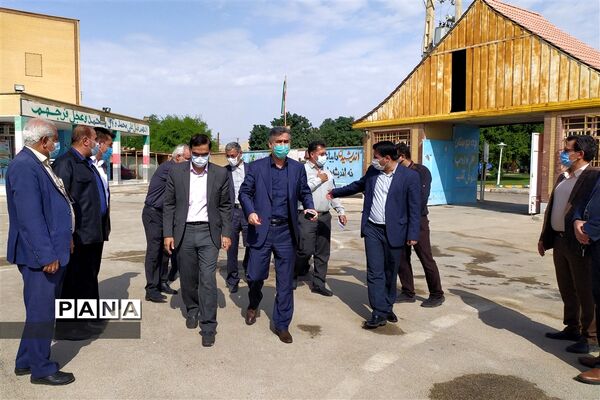افتتاح سالن ورزشی دبستان شهید اسماعیل یوسفی شهرستان امیدیه