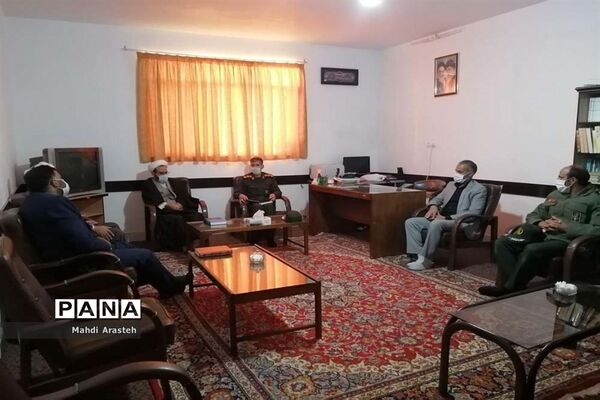 دیدار جمعی از کارکنان و بسیجیان ناحیه مقاومت بسیج سپاه مام جمعه شهرستان خوسف استان  خراسان جنوبی