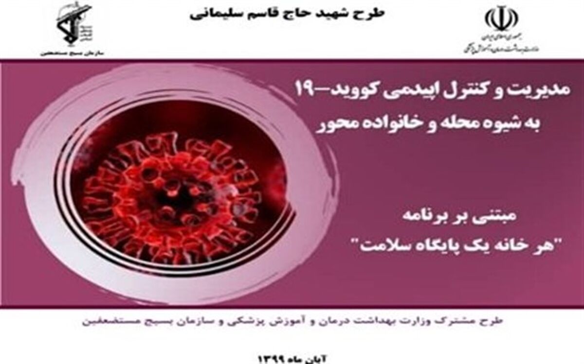ابلاغ چهارم بسیج ملی با عنوان طرح«هر خانه، یک پایگاه سلامت»