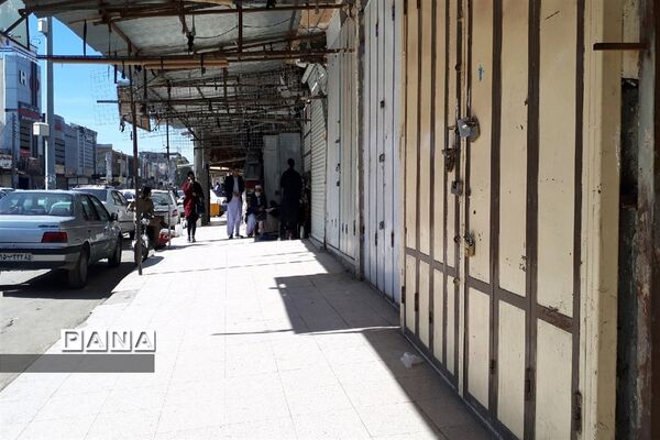 اجرای طرح مقابله با کرونا و تعطیلی بازار زاهدان