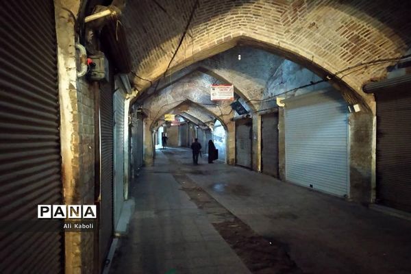 تعطیلی اصناف و بازار زنجان