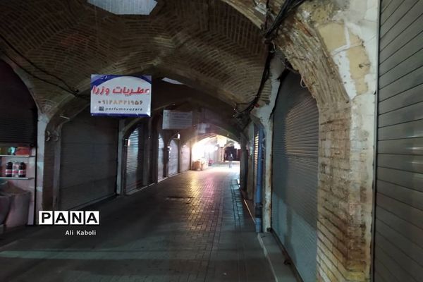 تعطیلی اصناف و بازار زنجان