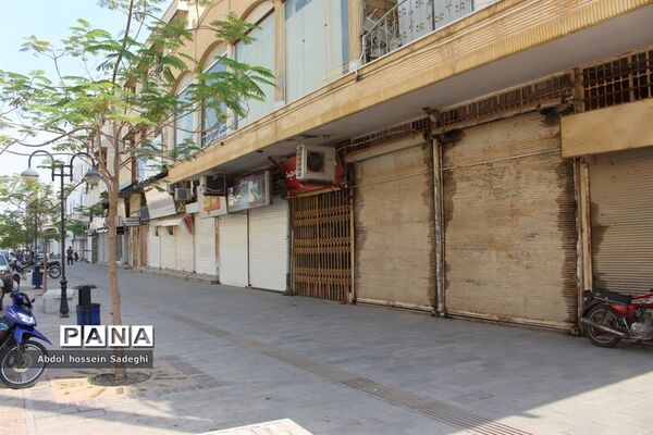 اولین روز محدودیت های شدید کرونایی در بوشهر