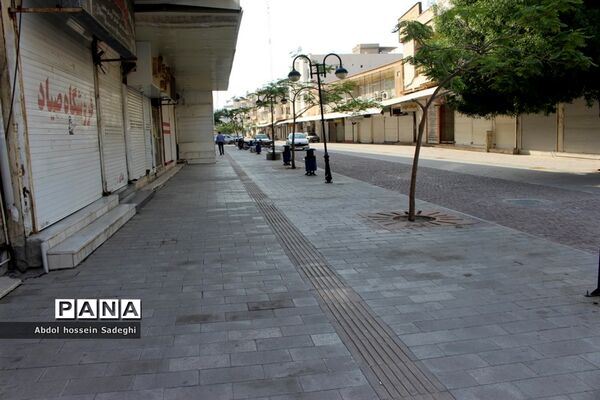 اولین روز محدودیت های شدید کرونایی در بوشهر