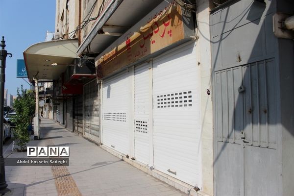 اولین روز محدودیت های شدید کرونایی در بوشهر