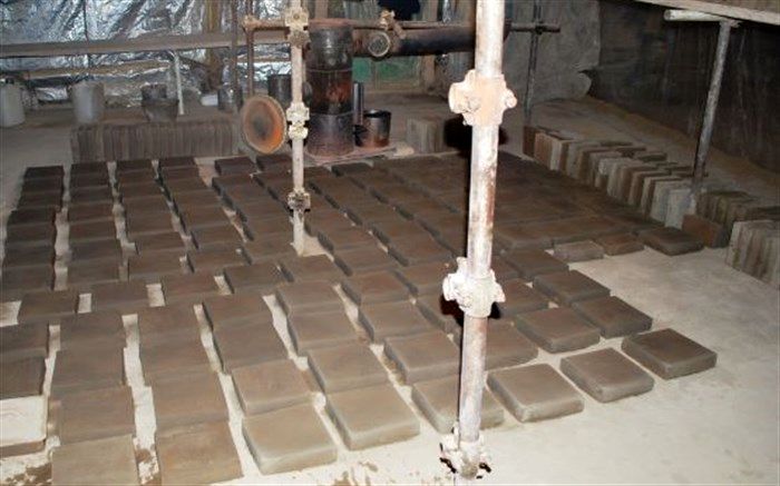 روشن شدن کوره‌های سنتی پخت آجر و کاشی در گنبد سلطانیه