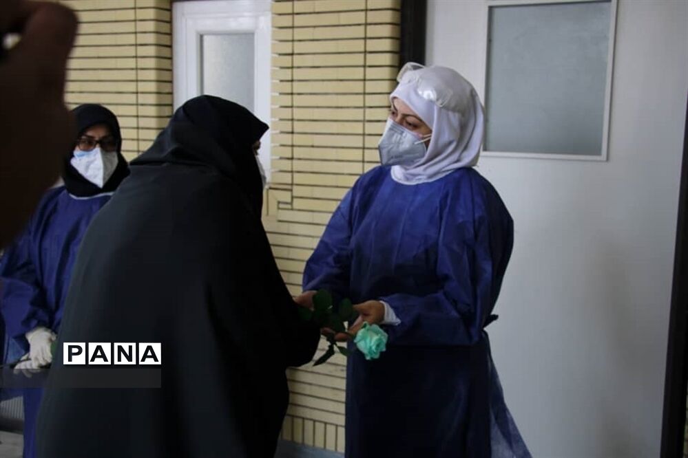 تقدیر از مدافعان سلامت در بیمارستان سیدالشهدا و میادین شهرستان آران وبیدگل