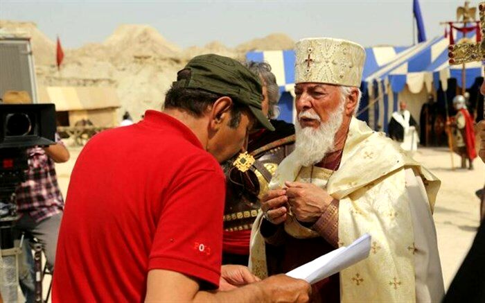 گریم مرحوم چنگیز جلیلوند در سریال تاریخی «سلمان فارسی»