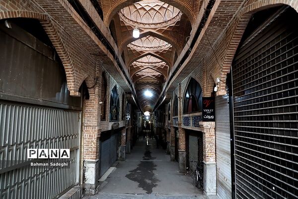 بازار تهران در قرنطینه