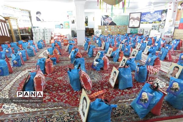 اهدای جهیزیه و ۳۵۵ بسته معیشتی به نیازمندان توسط پایگاه حضرت سکینه(س)