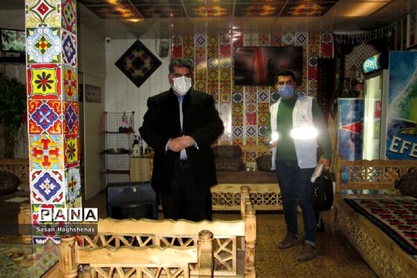 گشت شبانه تیم بازرسی ستاد کرونا شهرستان اسلامشهر از مراکز گروه چهارم شغلی