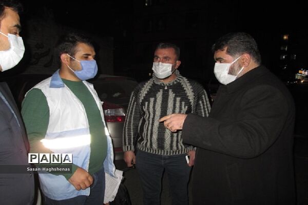 گشت شبانه تیم بازرسی ستاد کرونا شهرستان اسلامشهر از مراکز گروه چهارم شغلی