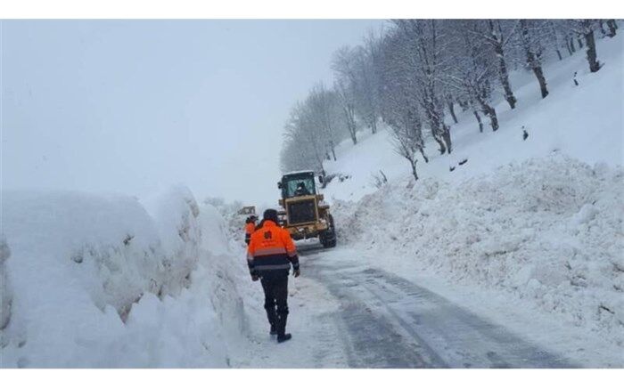 کولاک و یخبندان در محور پونل  _ خلخال