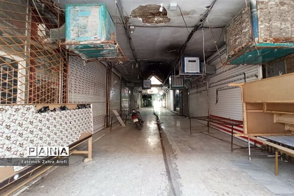 ششمین روز از محدودیت‌های کرونایی در بازار مرکزی زابل