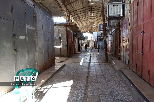 ششمین روز از محدودیت‌های کرونایی در بازار مرکزی زابل