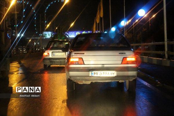 کنترل ورود خودروهای غیربومی در ورودی‌های شهر ساری