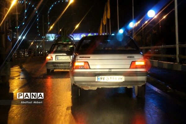 کنترل ورود خودروهای غیربومی در ورودی‌های شهر ساری