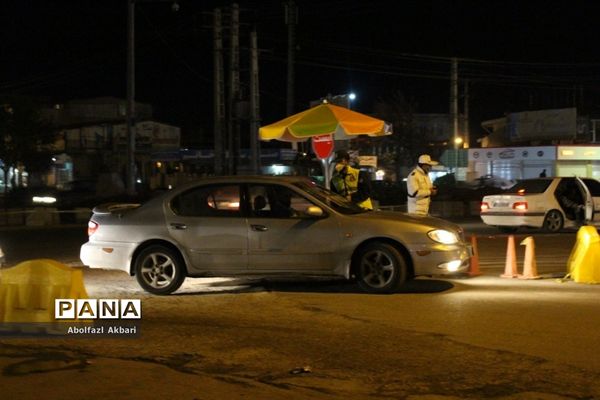 کنترل ورود خودروهای غیربومی در ورودی‌های شهر ساری