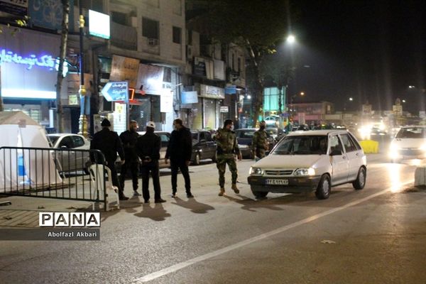 کنترل ورود خودروهای غیربومی در ورودی‌های شهر ساری