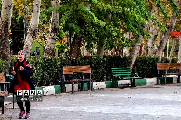 ورزش در پارک زیر سایه کرونا