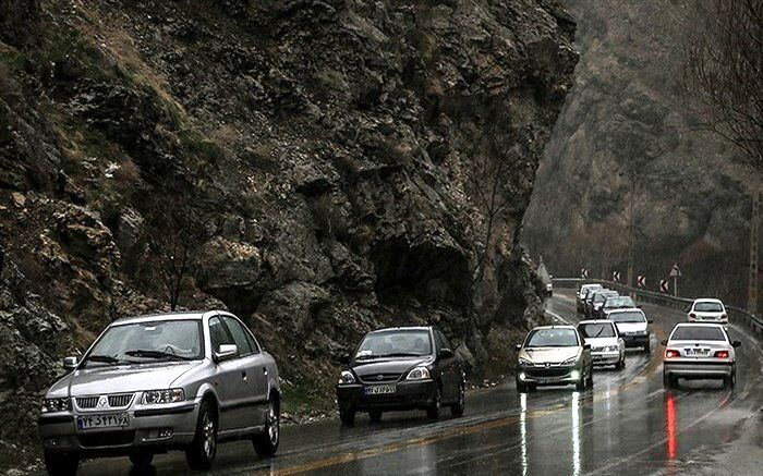 ترافیک سنگین در آزادراه کرج-تهران