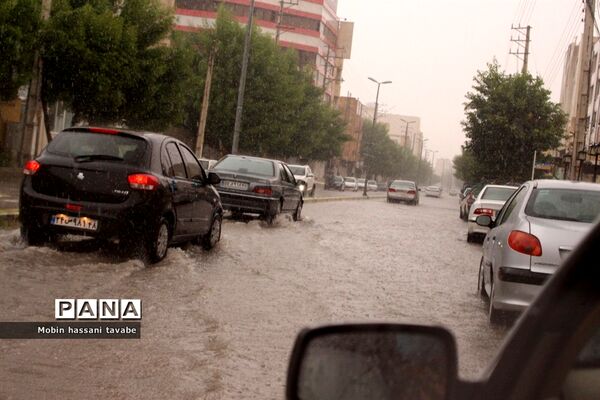 بارش شدید باران در بوشهر