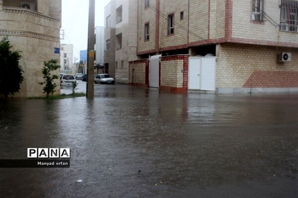 بارش شدید باران در بوشهر