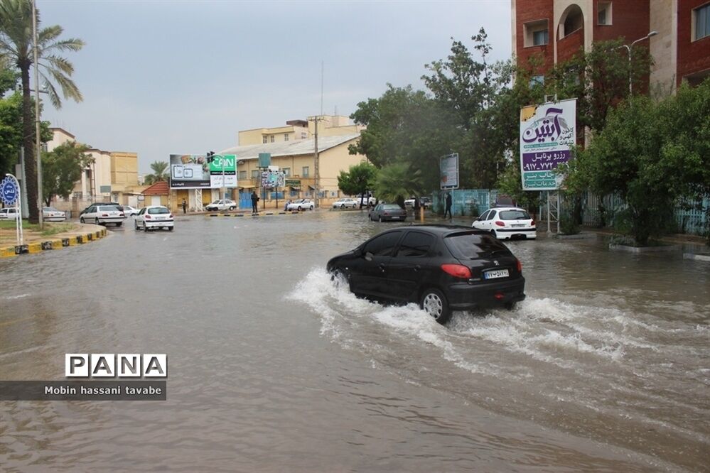 بارش شدید باران در بوشهر