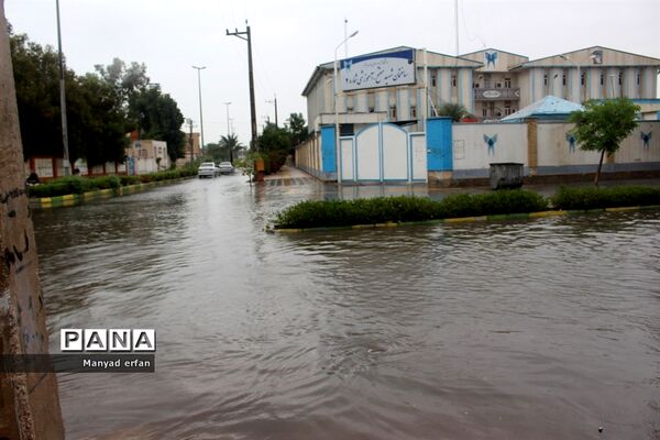 بارش شدید باران در بوشهر