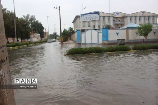 بارش شدید باران در بوشهر
