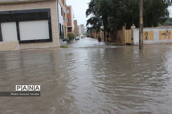 بارش شدید باران در بوشهر