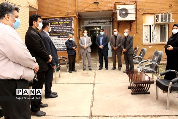 برگزاری آیین گرامیداشت مرحوم مجید جعفری درمحل  سازمان دانش آموزی خوزستان