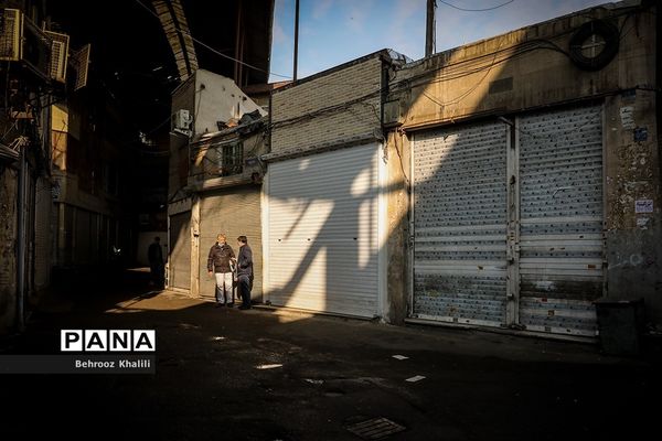 بازار تهران در قرنطینه-۲