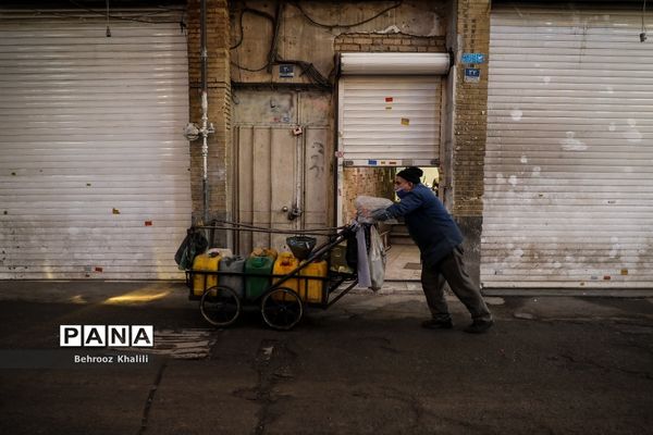بازار تهران در قرنطینه-۲