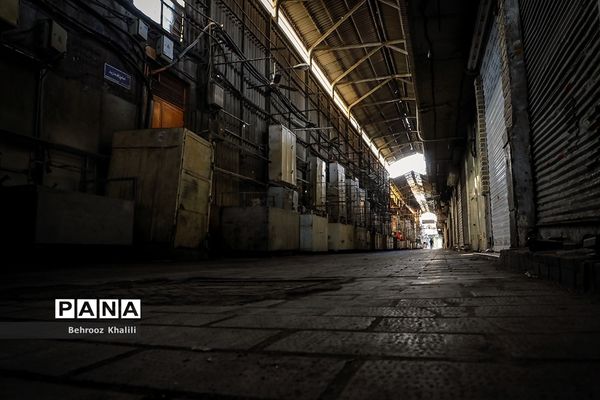 بازار تهران در قرنطینه-۲