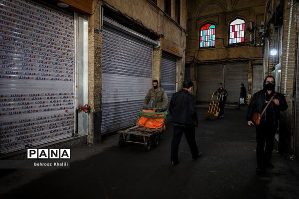 بازار تهران در قرنطینه-۲