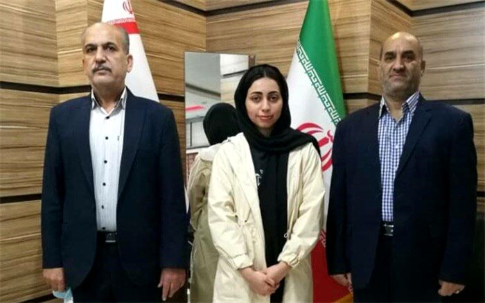دیدار بانوی المپیکی با مدیرکل ورزش و جوانان استان بوشهر
