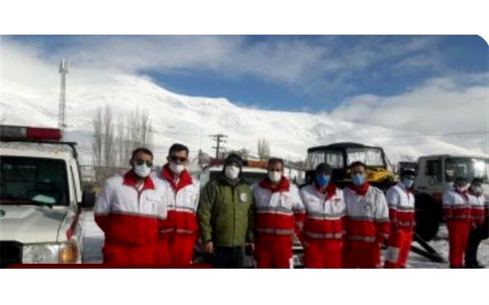 برگزاری مانور آمادگی  برای ایستادگی در برابر حوادث زمستانی  در دماوند 