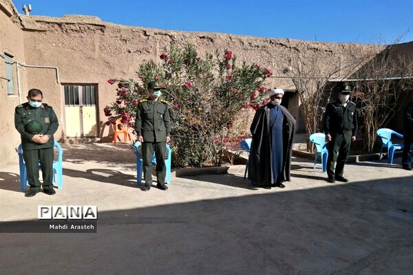 بازدید فرمانده سپاه انصارالرضا (ع) خراسان جنوبی از پروژه برق رسانی به روستای کوشه سفلی