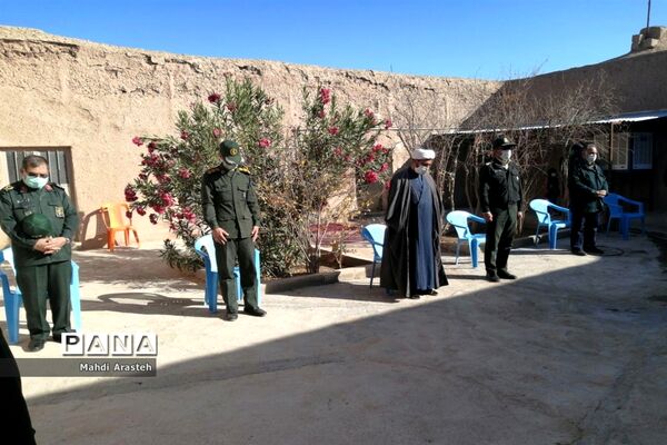بازدید فرمانده سپاه انصارالرضا (ع) خراسان جنوبی از پروژه برق رسانی به روستای کوشه سفلی