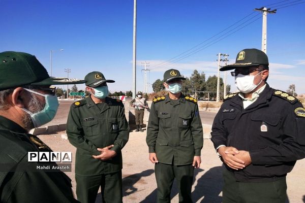 بازدید فرمانده سپاه انصارالرضا (ع) خراسان جنوبی از پروژه برق رسانی به روستای کوشه سفلی