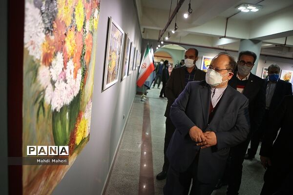 آیین افتتاح نمایشگاه آثار هنری افراد دارای معلولیت