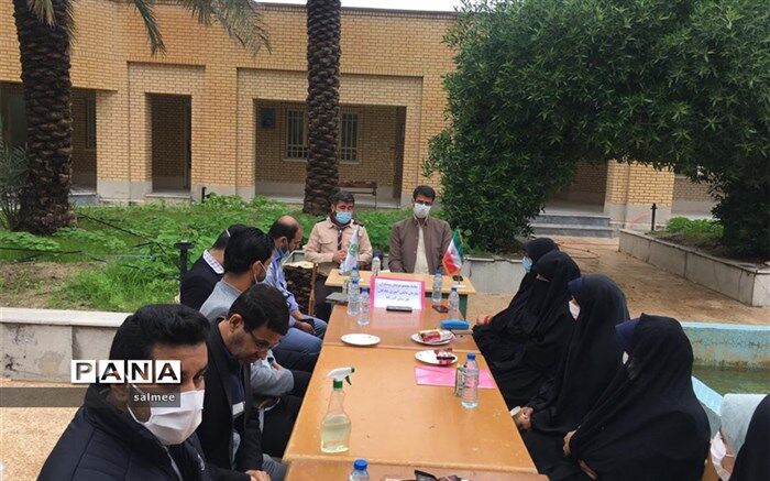 جلسه مربیان پیشتازان سازمان دانش آموزی شادگان  با هدف حضور در شاد و تولید محتوا
