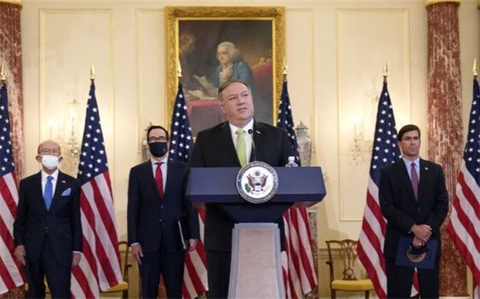 پمپئو: جهان باید به اعمال فشار بر ایران ادامه دهد