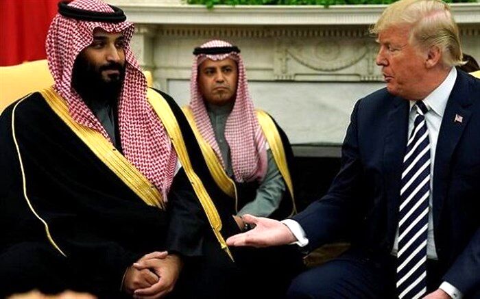 ترامپ خطاب به بن سلمان: می خواهم در کاخ سفید بمانم، پول بده!