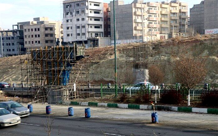 آماده سازی پروژه دوربرگردان پاسداران به نصر برای عرشه گذاری